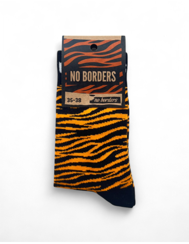 Tiger - Socken - Animal Print - No Borders - @ No Borders