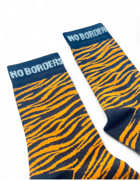 Tiger - Socken - Animal Print - No Borders - Detail