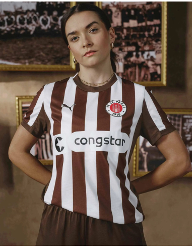 St. Pauli - Trikot - Heim 2025-26 - Tailliert - Puma - @ No Borders