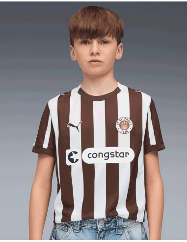 St. Pauli - Kids Jersey - Home 2025-26 - Puma - @ No Borders
