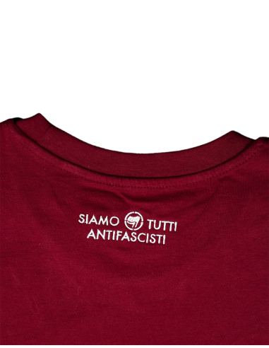 Siamo Tutti Antifascisti - Mob Action - T-Shirt - Burgundy - @ No Borders