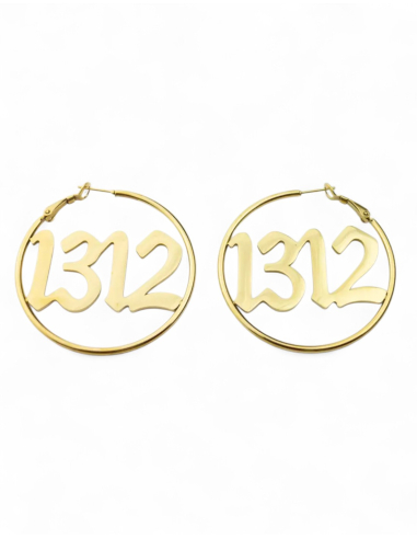 1312 - Ohrringe - Sixblox - Gold - @ No Borders