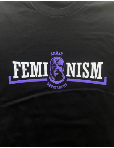 Feminism - T-Shirt - Mob Action - Schwarz - @ No Borders