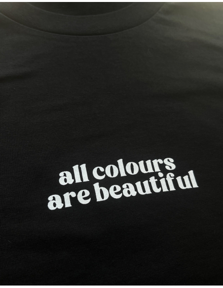 All Colours Are Beautiful Flag - T-Shirt - Schwarz - Detail 2