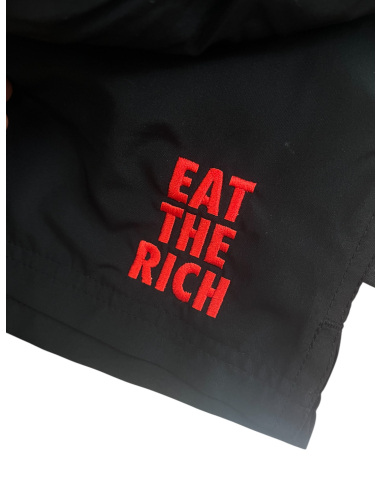 Eat The Rich - Active Shorts - Schwarz - @ No Borders