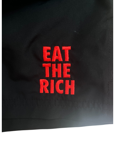 Eat The Rich - Active Shorts - Schwarz - @ No Borders