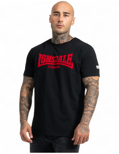 Lonsdale - T-Shirt - One Tone - Schwarz - @ No Borders