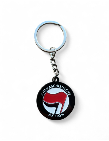 Schlüsselanhänger - Antifa - @ No Borders