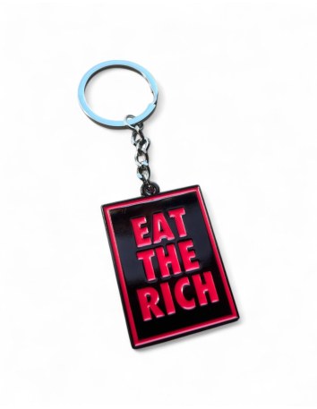Eat The Rich - Weihnachtsbaumkugel - Weiß - @ No Borders