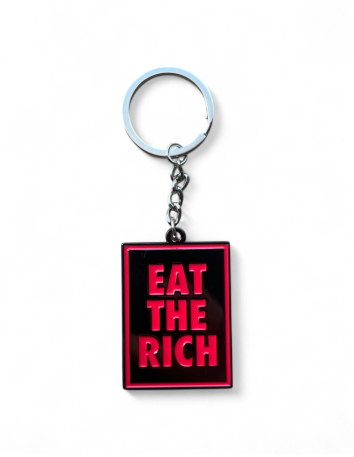 Eat The Rich - Weihnachtsbaumkugel - Weiß - @ No Borders