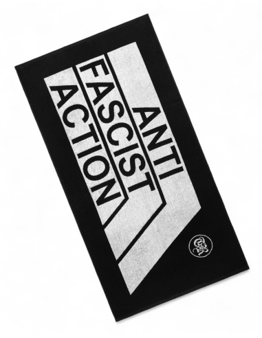 Anti Fascist Action - Handtuch - True Rebel - Schwarz - @ No Borders