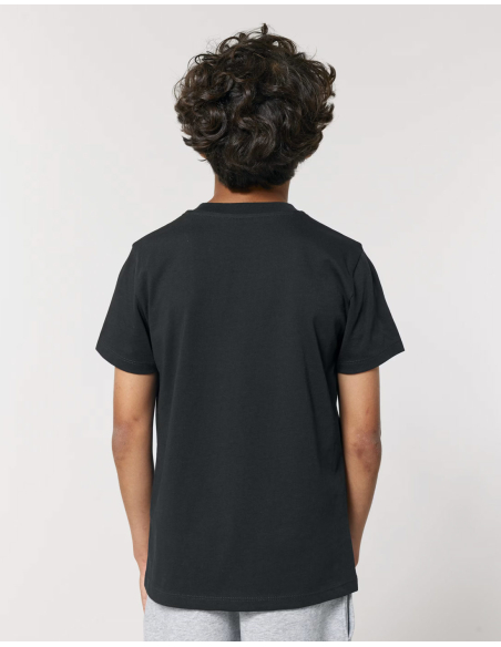 Panda - No Borders - T-Shirt Kids - Black - Back