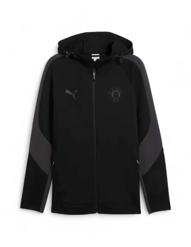 St. Pauli - Kapuzenjacke - Puma "Staff" - Schwarz - @ No Borders