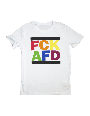 FCK AFD Bunt - Kein Bock auf Nazis - T-Shirt - White - @ No Borders