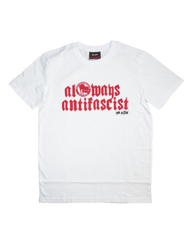 Always Antifascist - Mob Action - T-Shirt - White - @ No Borders