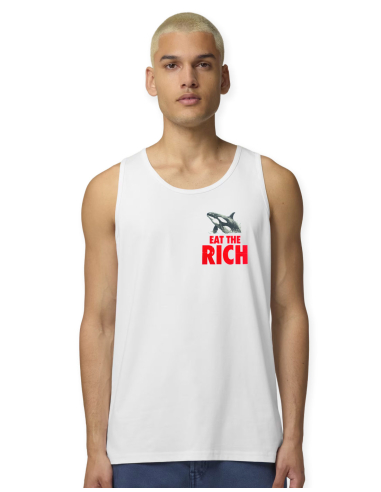 Eat The Rich - Tank Top - Weiß - @ No Borders