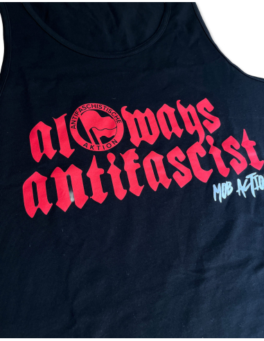 Always Antifascist Action - Tank Top - Schwarz - @ No Borders