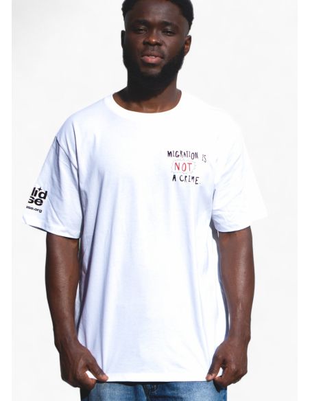 Migration is not a Crime 2.0 - SOLI T-Shirt - Weiß