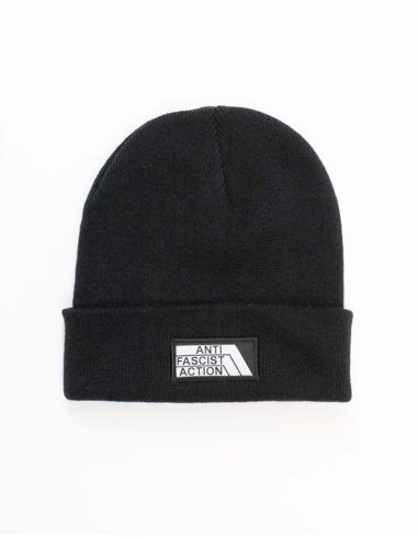 Anti Fascist Action - Winter Hat - Black - @ No Borders