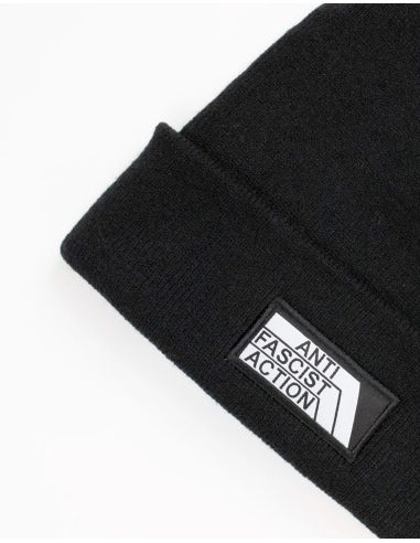 Anti Fascist Action - Winter Hat - Black - @ No Borders