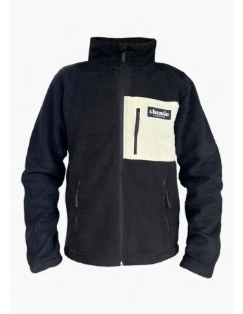 BSG Chemie Leipzig - Fleece Zipper - Teddy - Grau/Creme - @ No Borders
