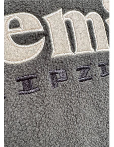 bsg chemie leipzig- fleece zipper - grau - nah