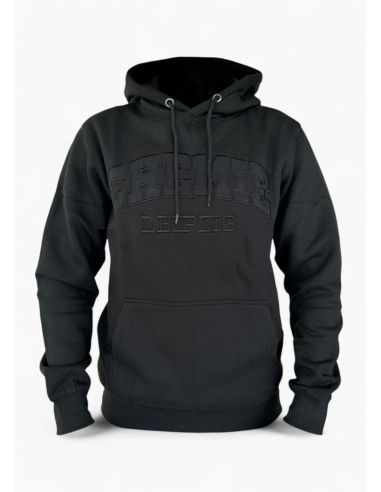 BSG Chemie Leipzig - Hoodie - Sticklogo - Schwarz - @ No Borders