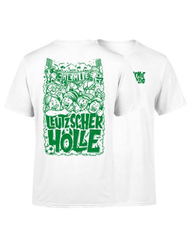 BSG Chemie Leipzig - T-Shirt - "Leutzscher Hölle" - Weiß - @ No Borders