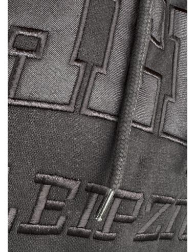 BSG Chemie Leipzig - Hoodie - Sticklogo - Schwarz - @ No Borders