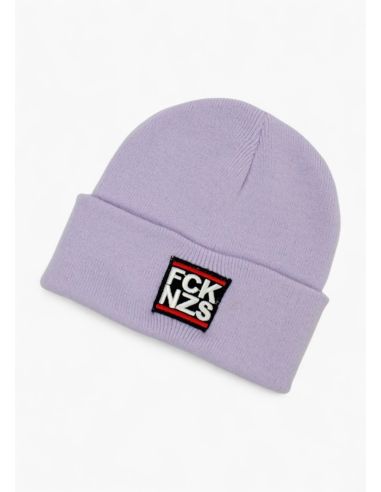FCK NZS - True Rebel - Beanie- Patch - Lavender - @ No Borders