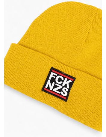 FCK NZS - True Rebel - Beanie - Patch - Pastel Pink - @ No Borders