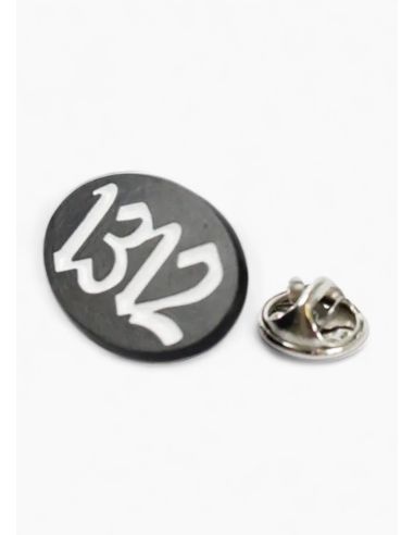 1312 - Sixblox - Metallpin - Schwarz - @ No Borders