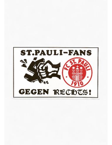 St. Pauli - Sticker - Gegen Rechts - 50 Pieces - @ No Borders