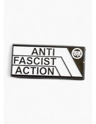 Anti Fascist Action - True Rebel - Metallpin - @ No Borders