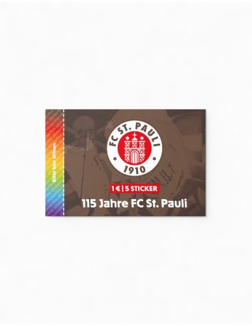 St. Pauli - Beanie - "Rainbow Hearts" - Cream - @ No Borders