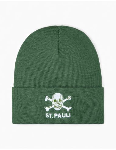 St. Pauli - Wintermütze - "Oliv TK-Stick" - Olive - @ No Borders
