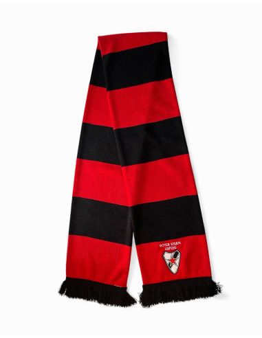 Roter Stern Leipzig - Wool Scarf - Balken - Red/Black - @ No Borders