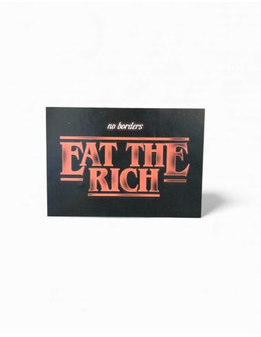 Eat The Rich - Sticker - Mystery - @ No Borders