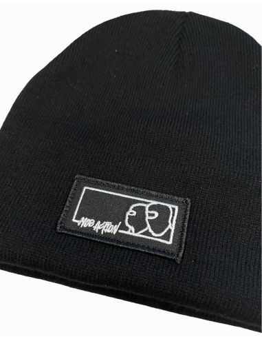 Mob Action Hassis - Wintermütze - Patch - Schwarz - @ No Borders