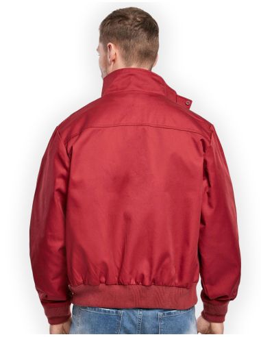 Mob Action Classic - Jacke - Harrington - Burgundy/White/Red - @ No Borders