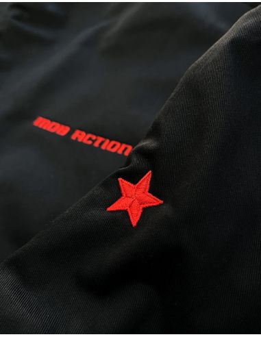 Mob Action Classic - Winterjacke - Hooded Harrington - Black/Red - @ No Borders