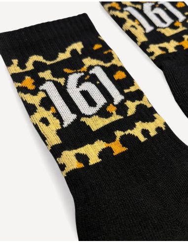161 Leo - Socken - Schwarz - No Borders - @ No Borders