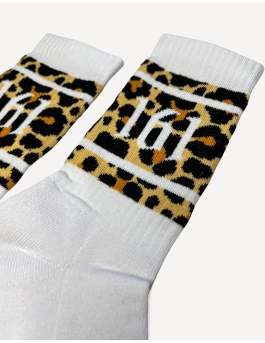 161 Leo - Socken - Weiß - No Borders - @ No Borders