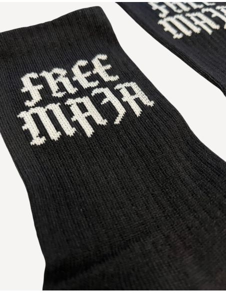 Free Maja - Socken - Schwarz - No Borders
