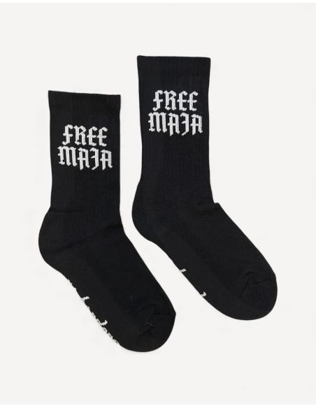 Free Maja - Socken - Schwarz - No Borders