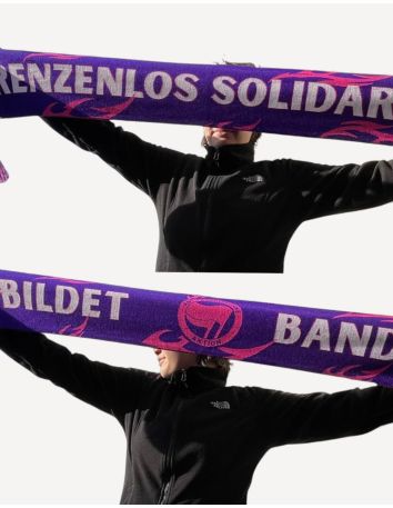 No Cops No Nazis - Mob Action - Gürteltasche - Black - @ No Borders