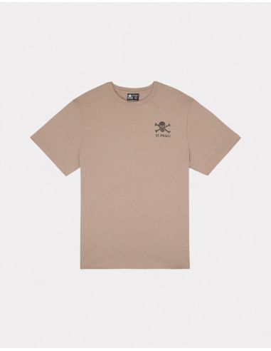 St. Pauli - T-Shirt "Allez Allez" - unisex - Hellbraun/Schwarz - @ No Borders