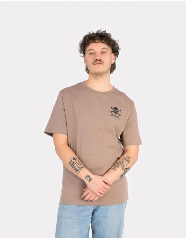 St. Pauli - T-Shirt "Allez Allez" - unisex - Light Brown/Black - @ No Borders