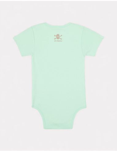 St. Pauli - Baby Body "Allez Allez" - Mint/Light Brown - @ No Borders