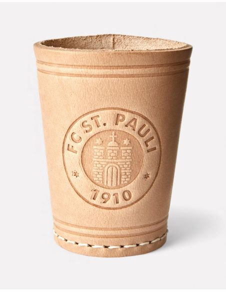 st-pauli-wuerfelbecher-leder-logo-becher st-pauli-wuerfelbecher-leder-logo-becher